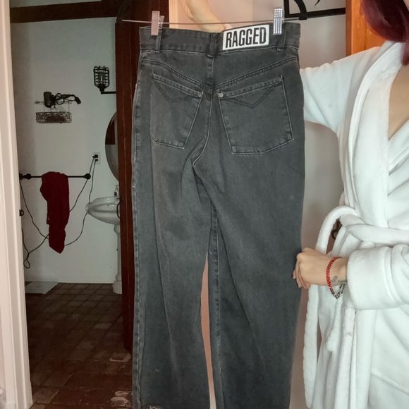 red lightning wide leg jeans from ragged priest - Picture 5 of 5